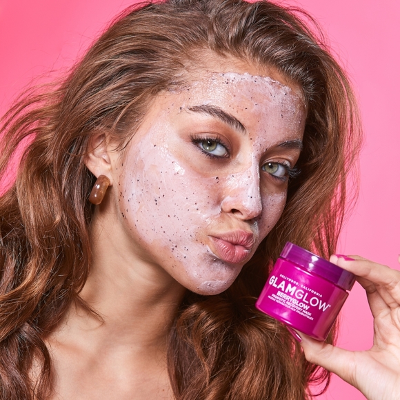 NIB GLAMGLOW Berryglow Probiotic Recovery Radiance Moisturizing Mask 2.5 oz - Picture 9 of 9